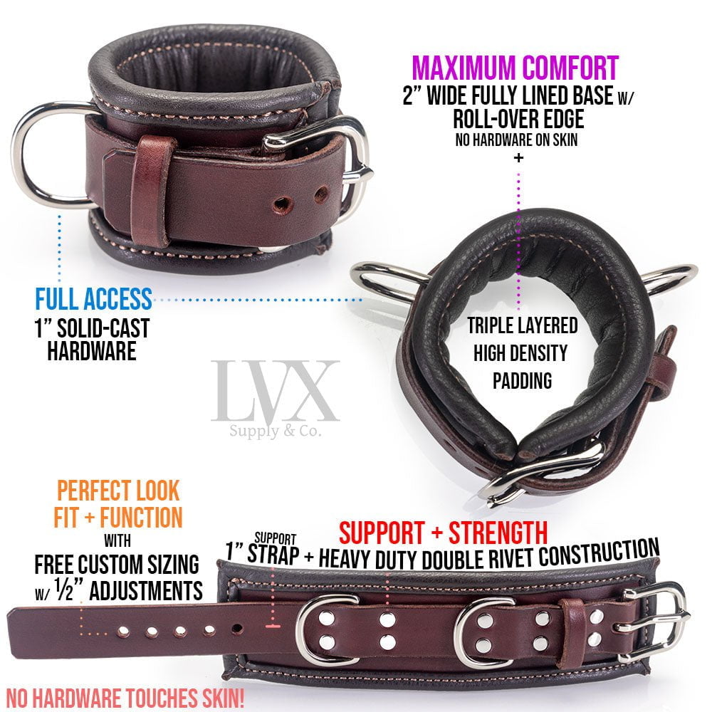 Heavy Duty BDSM HogTie Set | Luxury Leather Bondage | LVX Supply & Co.