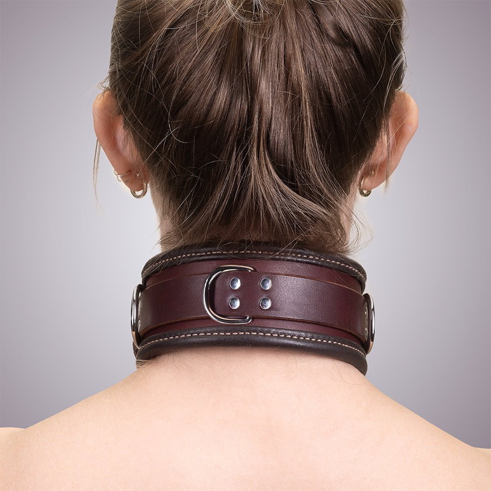 Collar & Cuffs Bondage Set | Leather BDSM | LVX Supply & Co.