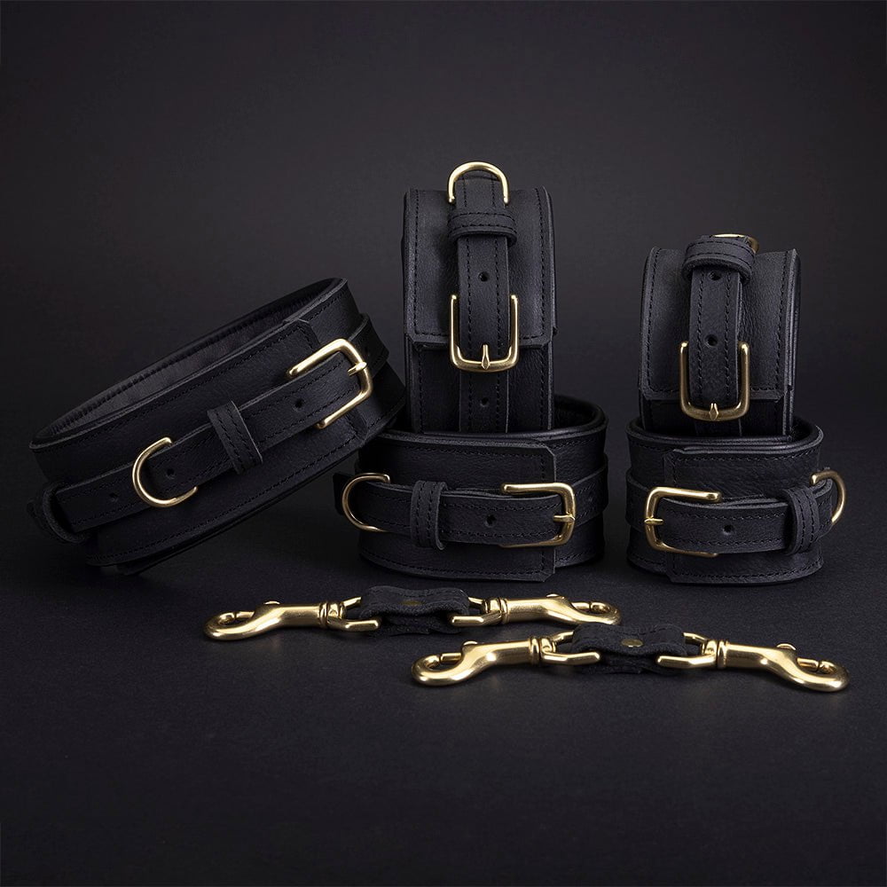 Luxurious Leather Bondage Set | Leather BDSM | LVX Supply & Co.