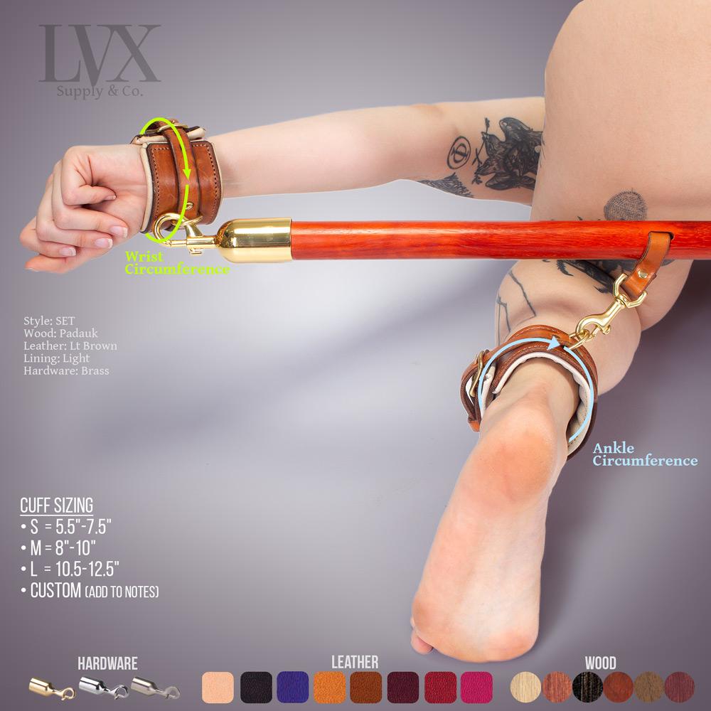 Premium 4-Point Spreader Bar | Bondage & BDSM | LVX Supply - LVX Supply & Co