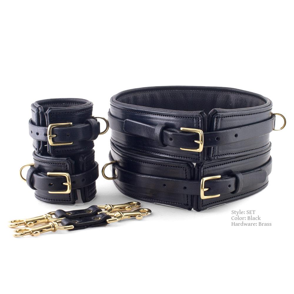 BDSM Thigh Harness & Cuffs | Leather Bondage | LVX Supply & Co