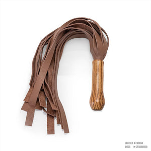 Extreme Wheat Flogger, BDSM Flogger & Wood Handle