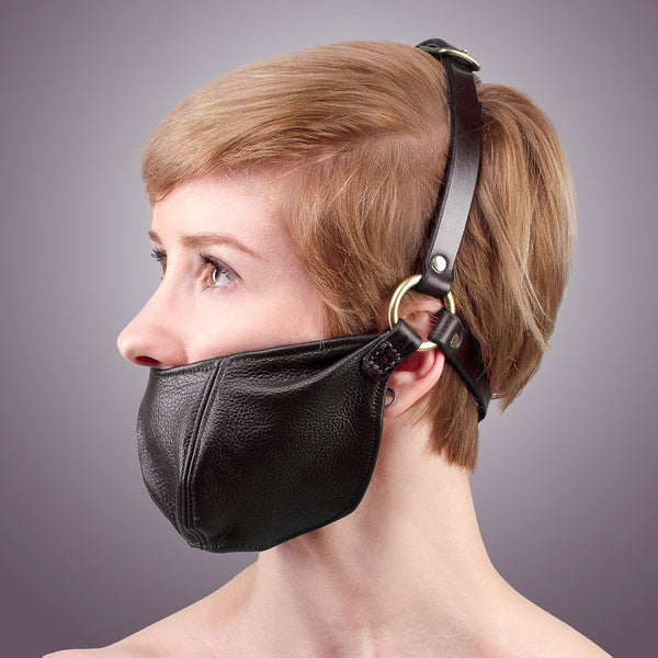 Premium Muzzle with Blindfold and Gags