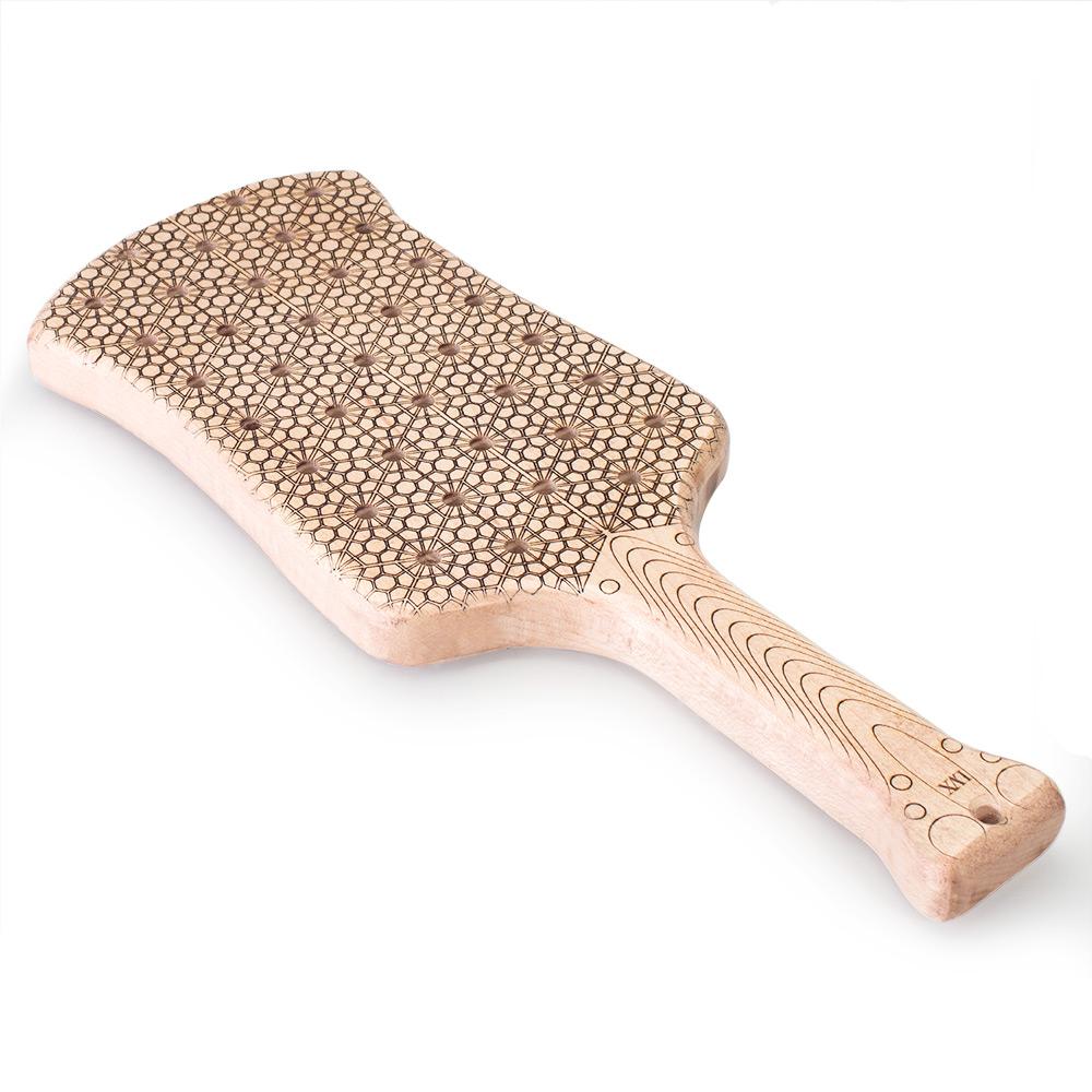 Hex Polka BDSM Spanking Paddle  Handmade Premium BDSM by LVX