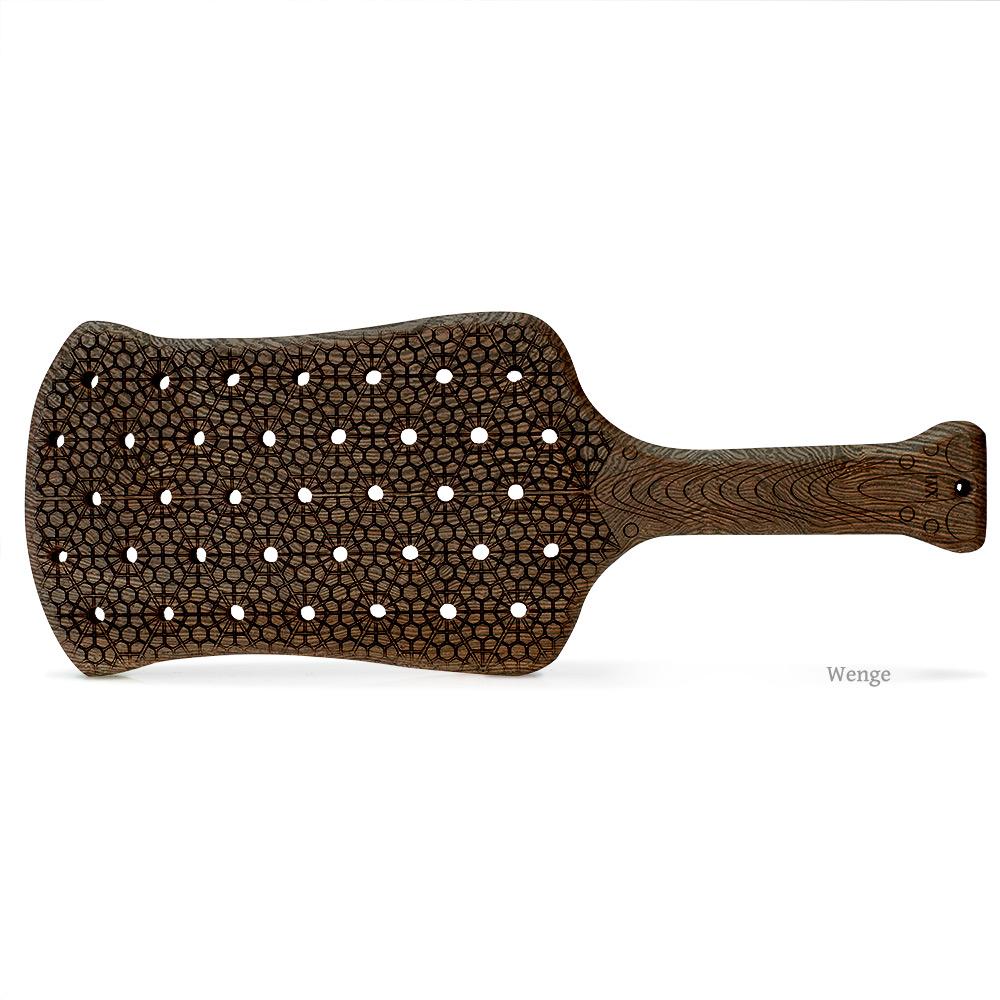 Hex Polka BDSM Spanking Paddle  Handmade Premium BDSM by LVX Supply - LVX  Supply & Co