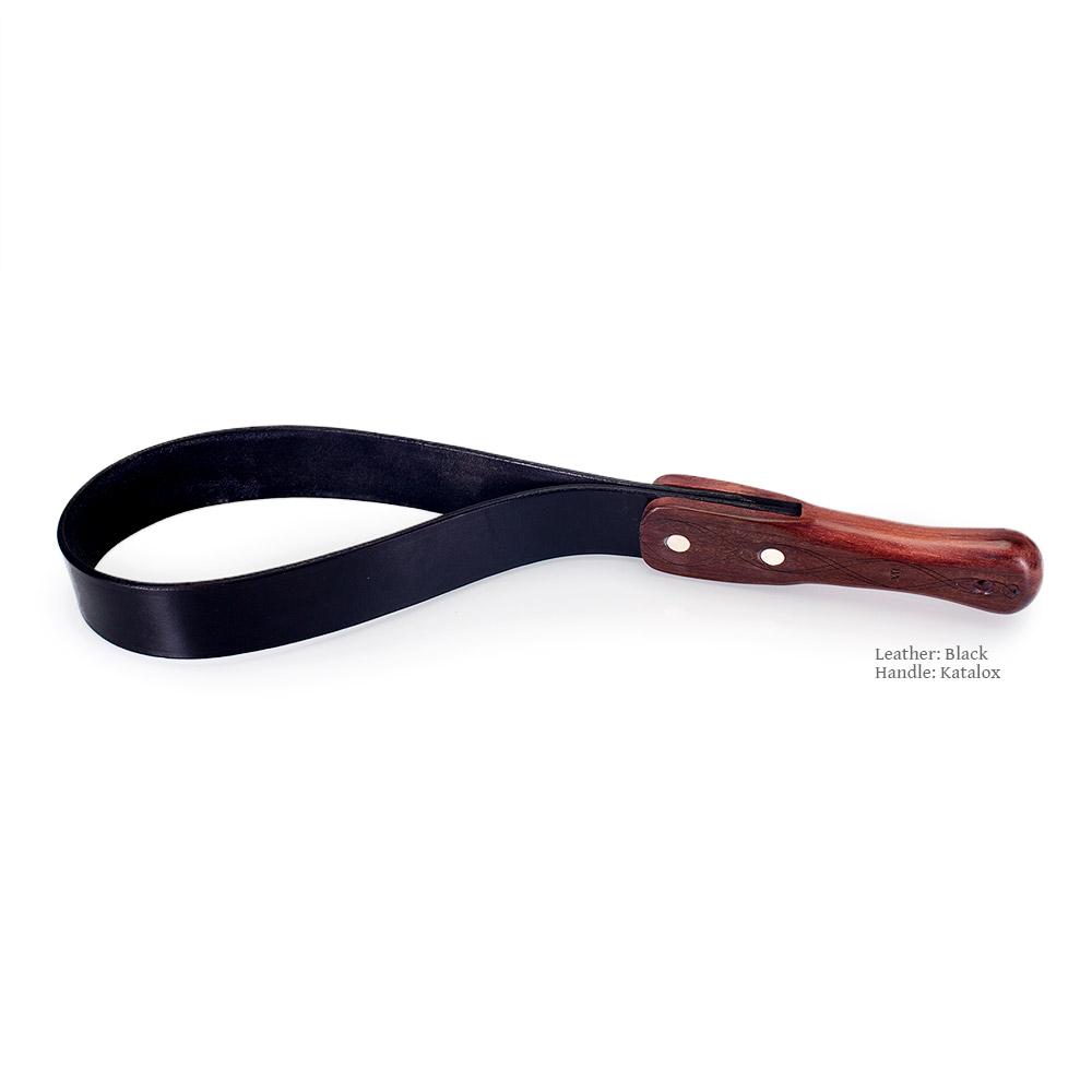 Leather Strap Spanking Paddle | Handmade BDSM by LVX Supply & Co