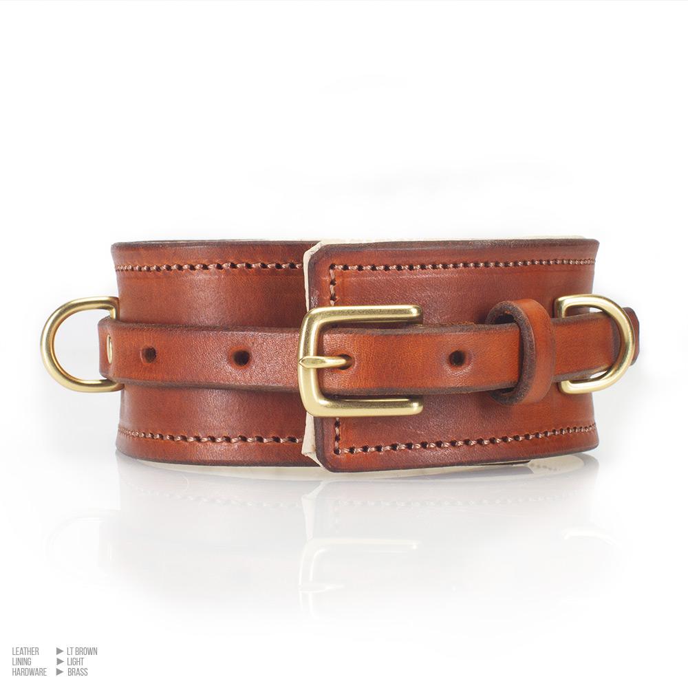 Padded Leather BDSM Collar | Custom Bondage | LVX Supply & Co.